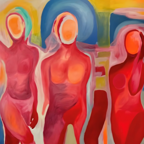 Titelbild Feierwerk Farbenladen Ausstellung "Femscapes" im September 2026