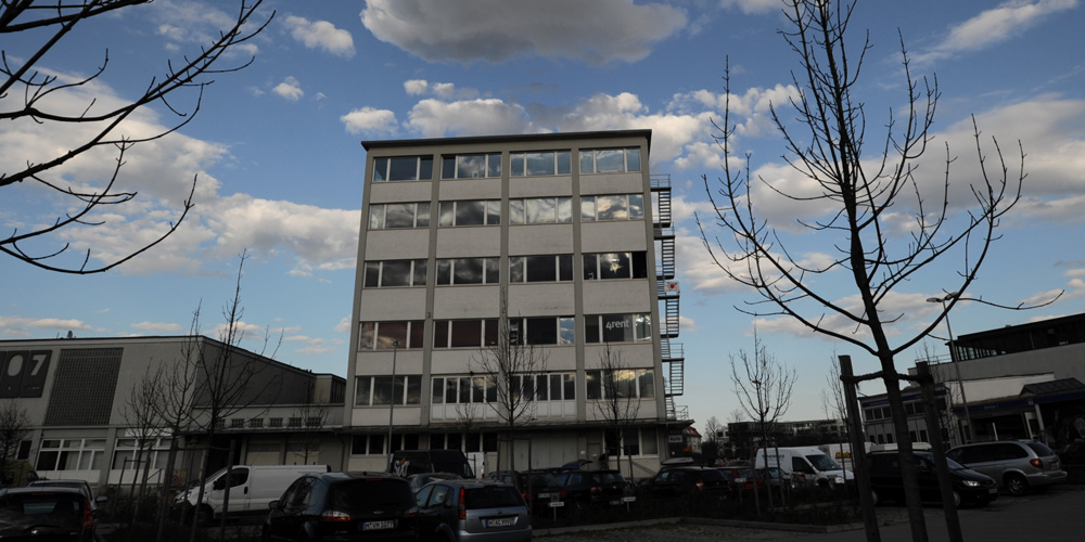 Bürogebäude in der Hansastraße 31, in dem die Feierwerk Fachstelle Pop ihr Büro hat