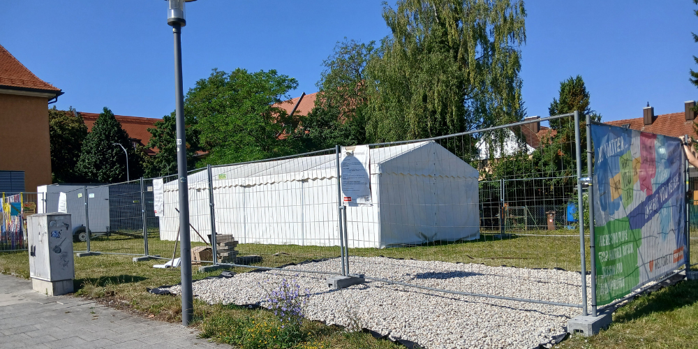 Interim Jugendtreff Sendling-Westpark Außenansicht (c) Feierwerk