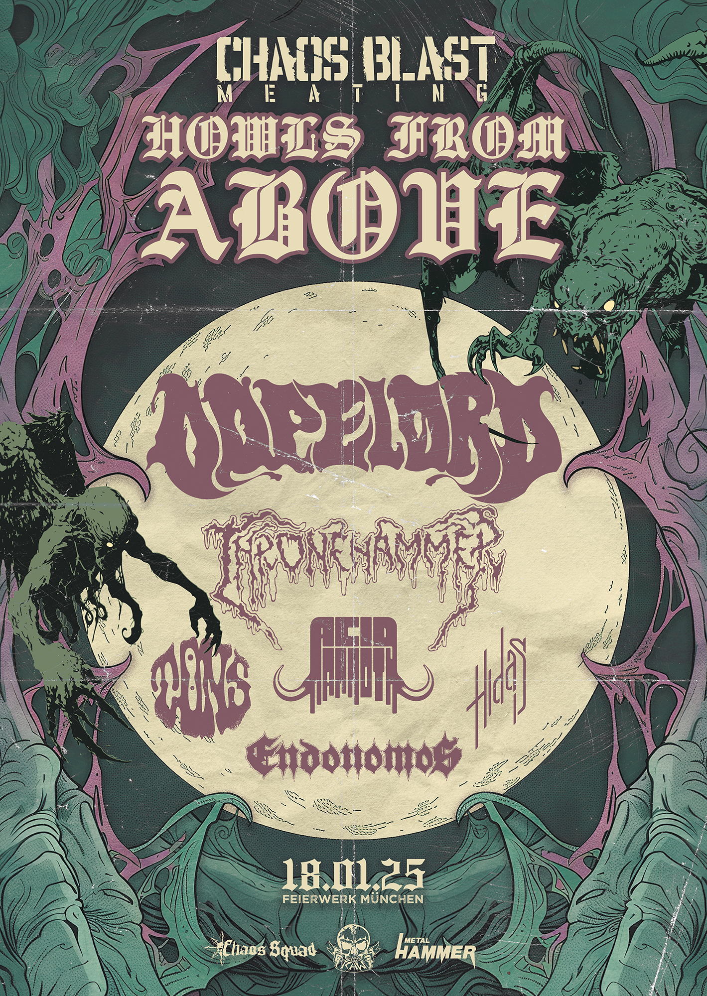 Chaos Blast Meating: HOWLS FROM ABOVE