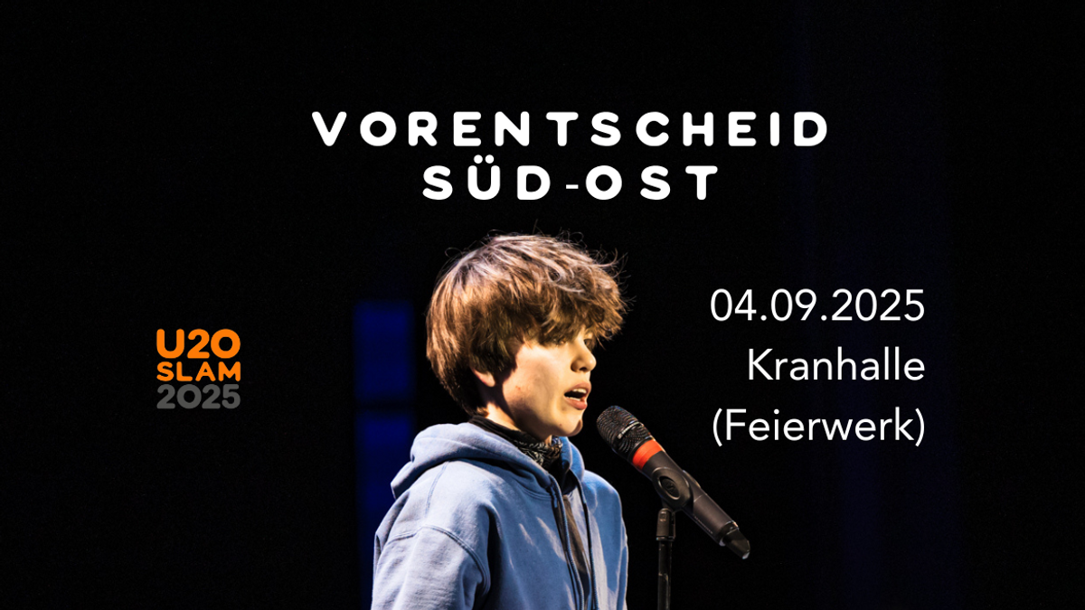 Deutschsprachige U20 Meister*innenschaft im Poetry Slam