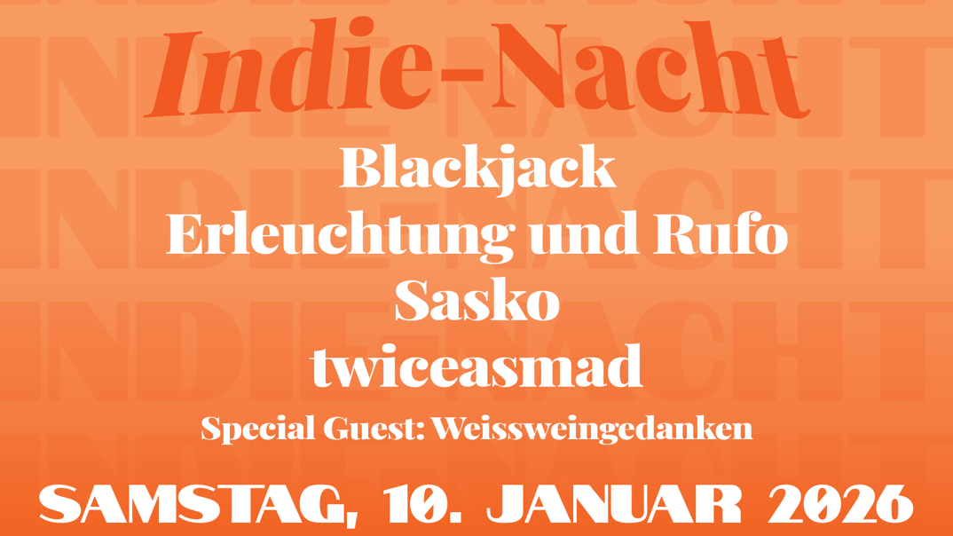 Indie-Nacht in der Feierwerk Funkstation