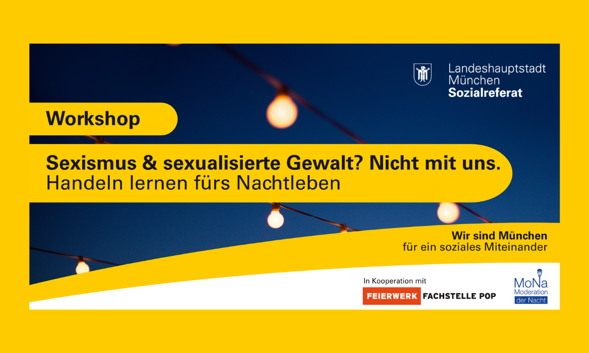 Sexismus & sexualisierte Gewalt? Nicht mit uns.