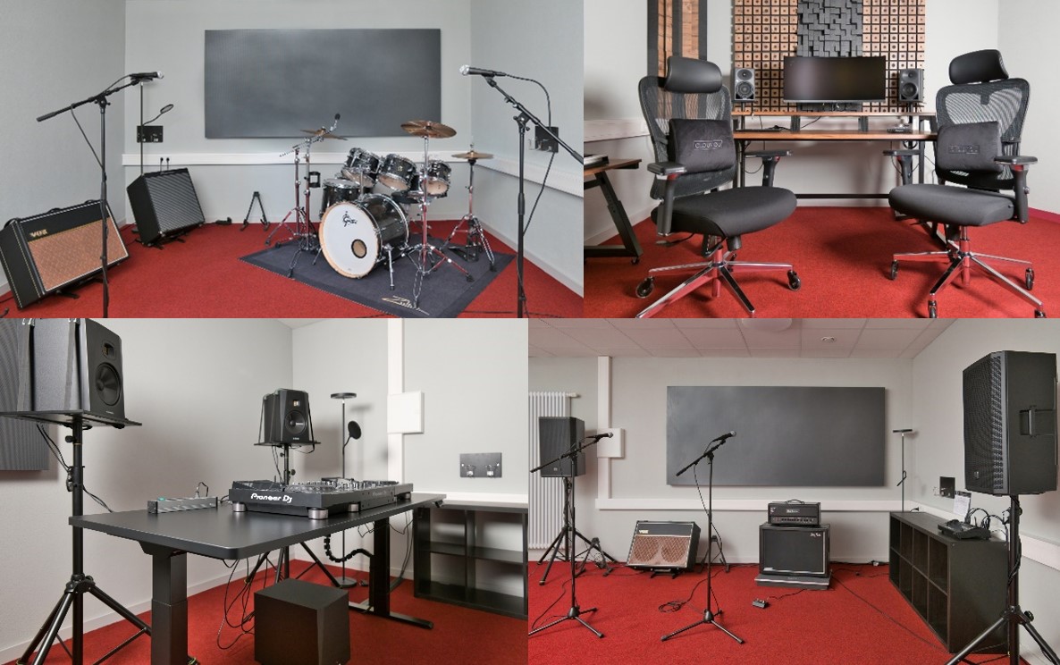 Feierwerk AMP Plug & Play Proberäume Innenansicht