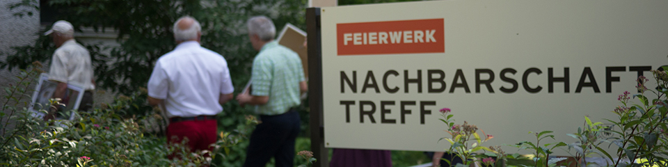 Eingangbereich des Feierwerk Nachbarschafstreffs