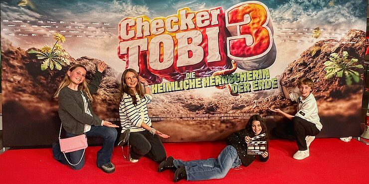 unser Reporterteam bei der Premiere