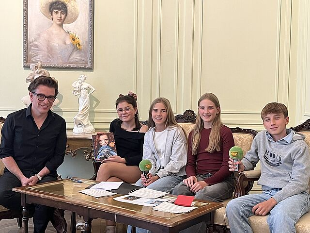 mit Regisseur Christian Ditter im bayerischen Hof