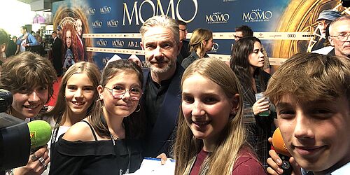 Gruppenfoto mit Martin Freeman 