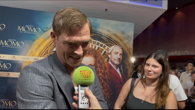 auf dem roten Teppich mit David Schütter