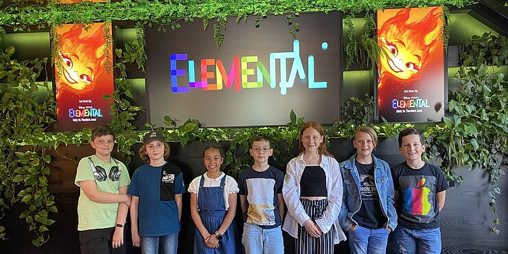 Reporterteam bei der Pressevorführung