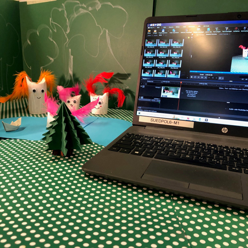 Stop-Motion-Trickfilm herstellen in der Feierwerk Südpolstation