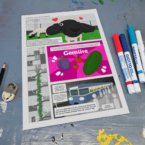 Comic/Zine in der Feierwerk Südpolstation