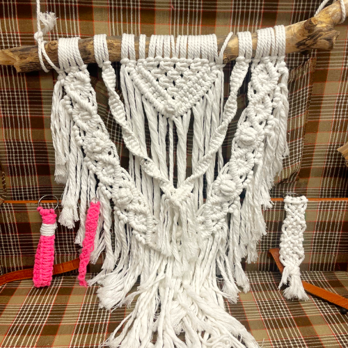 Makramee in der Feierwerk Südpolstation