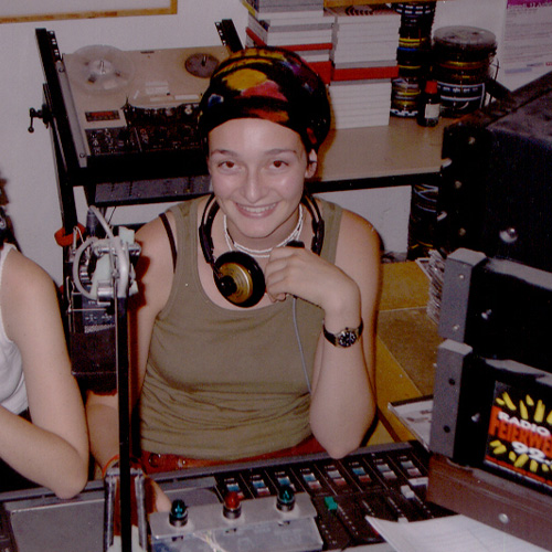 Mel Castillo ca. 2003 bei Radio Feierwerk
