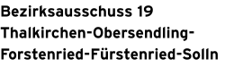 Bezirksausschuss 19 Obersendling