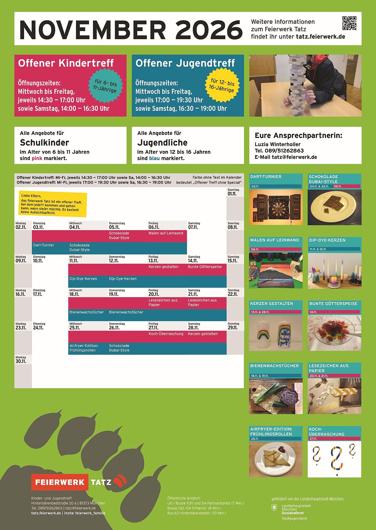 Tatz Programm November 2026