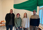 05) Das Boom Team. Von links nach rechts: Erwin Zißelsberger, Julia Irländer, Tina Schuderer, Max Hofer.on links nach rechts: Erwin Zißelsberger, Julia Irländer, Tina Schuderer, Max Hofer