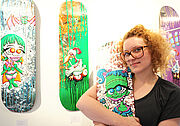 Feierwerk Farbenladen AusstellungUnitedSkateboardArtists Beastiestylez Maerz2010