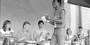 1985 Percussion Workshop in der Mollhalle