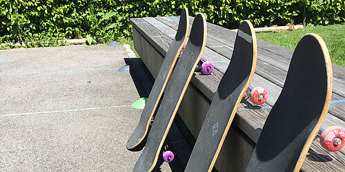 Skateboarden in der Feierwerk Funkstation