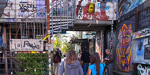 Ausflug in den Atelierpark mit der Feierwerk Südpolstation