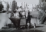 1992 Sommerferienaktion Schiffsbau vom Dschungelpalast