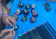 15) Mandala Dot-Painting im Grünband