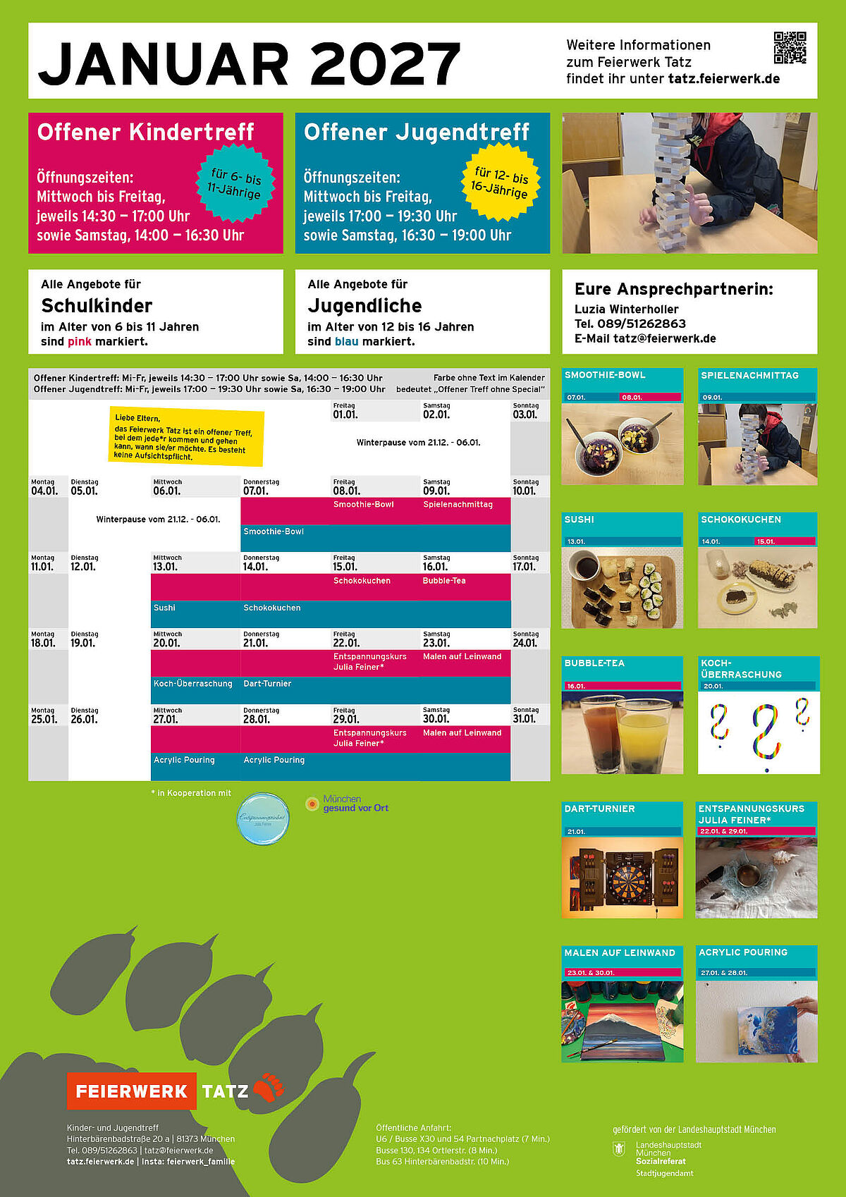 Tatz Programm Januar 2027