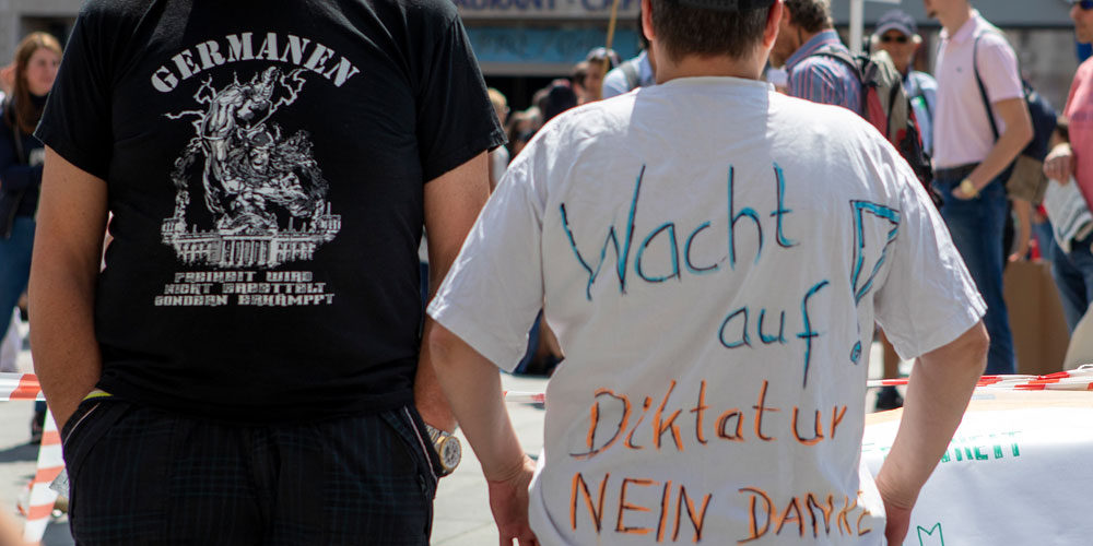 Proteste gegen Infektionsschutzgesetz