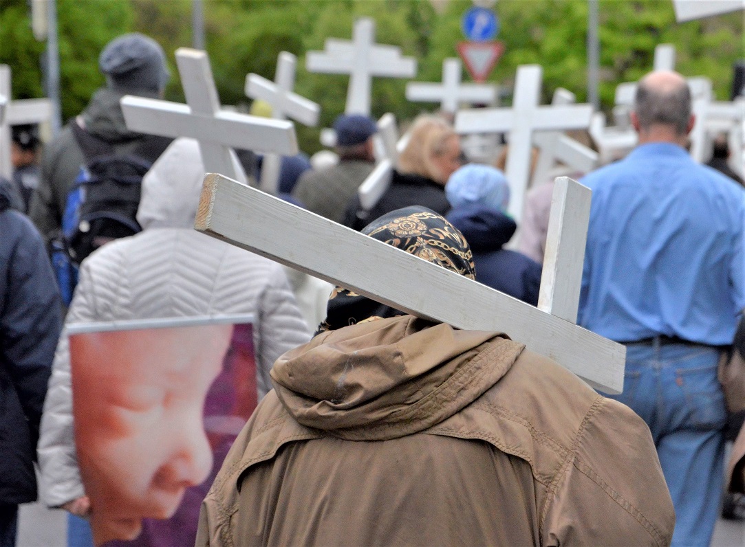 Der 1000-Kreuze-Marsch im Mai 2019 Foto Marcus Buschmueller