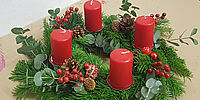 Sa 02.12.2023 WORKSHOP FÜR KLEIN & GROSS - ADVENTSKRANZ BINDEN