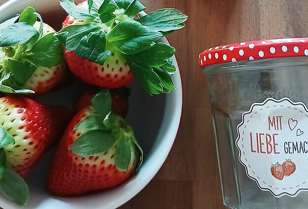 Lecker, schmecker, Erdbeeren!