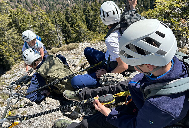 Klettersteig-Begehung im Allgäu