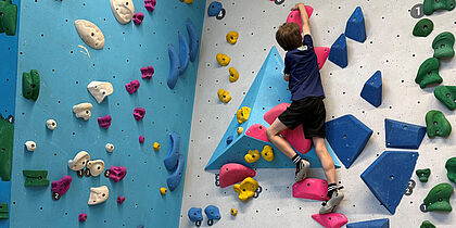 Klettern in der Boulderwelt Freiham