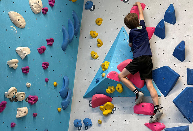 Klettern in der Boulderwelt Freiham