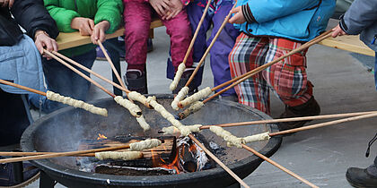 Stockbrot-Grillen