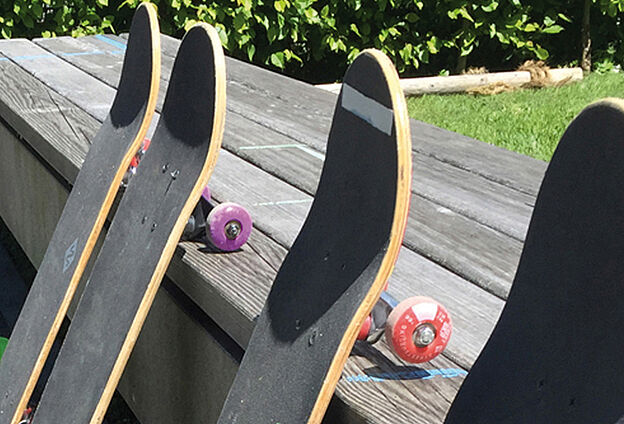 Skateboarden