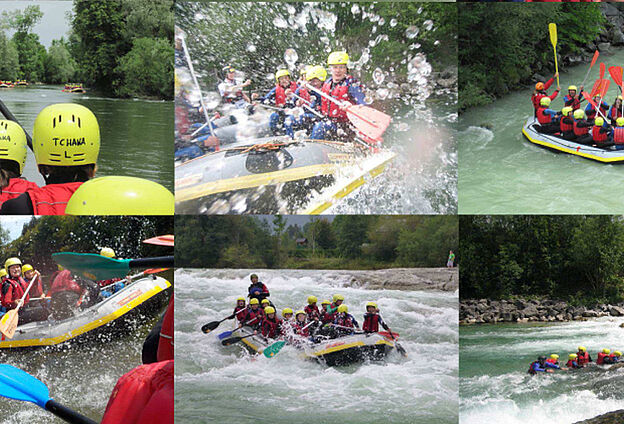 Rafting auf der Isar