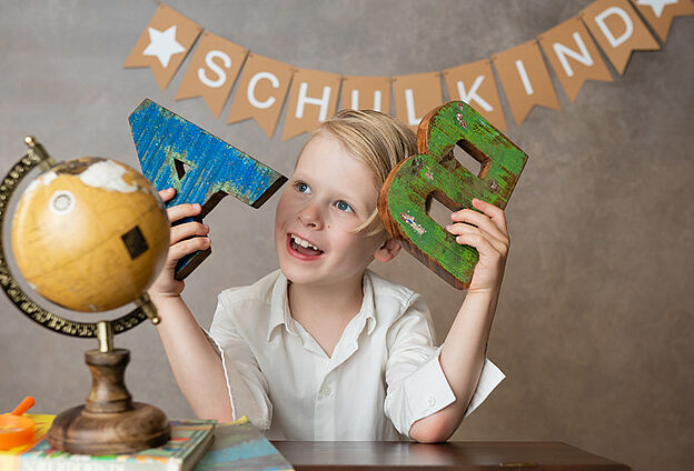 Foto-Shooting zur Einschulung