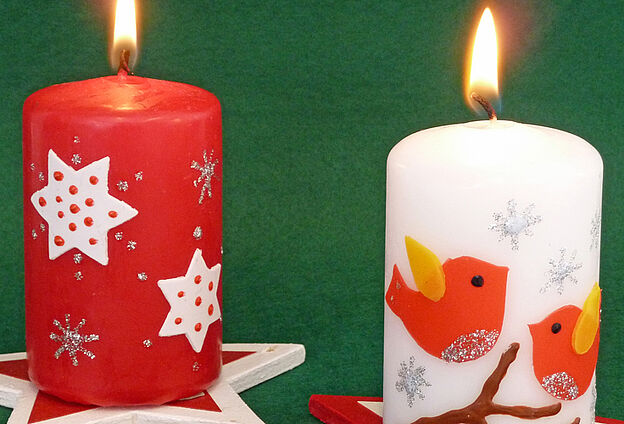 Weihnachtliche Kerzenwerkstatt