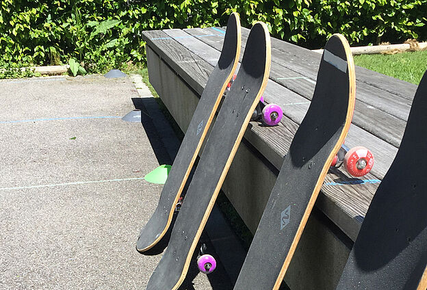 Skateboarden